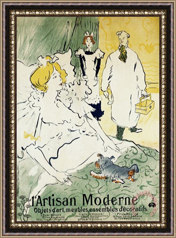 Henri de Toulouse-Lautrec The Modern Artisan Framed Print