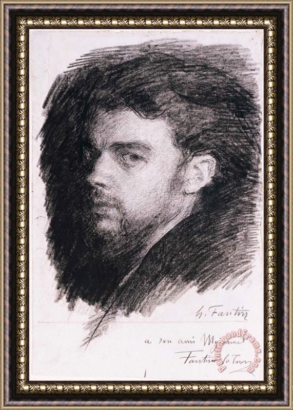 Henri Fantin Latour Self Portrait Framed Painting