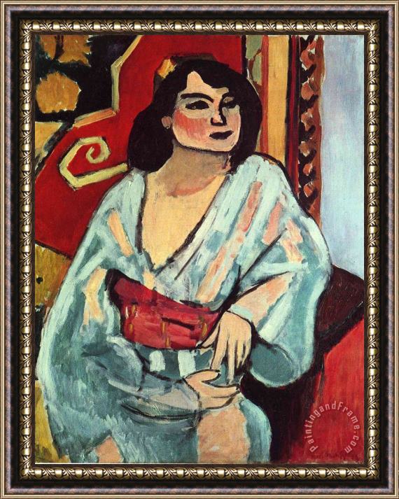Henri Matisse Algerian Woman 1909 Framed Print