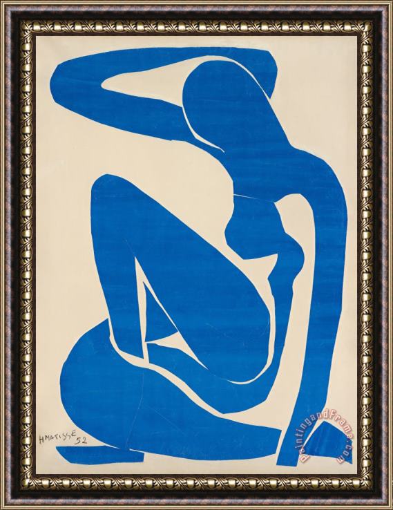 Henri Matisse Blue Nude 1 Framed Painting