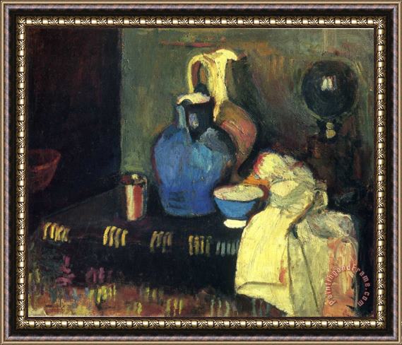 Henri Matisse Blue Pitcher Framed Painting