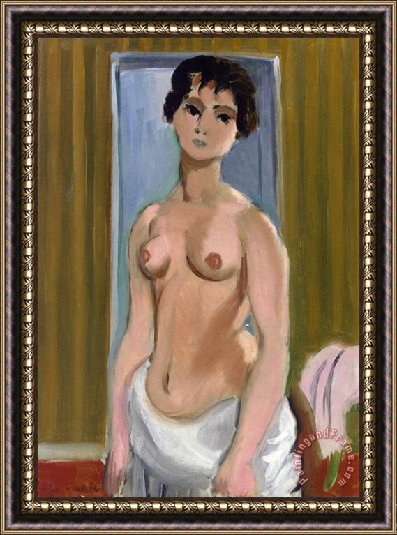 Henri Matisse Body of a Girl 1918 Framed Painting