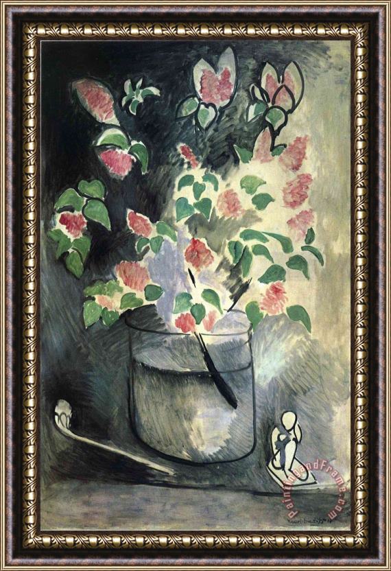 Henri Matisse Branch of Lillacs 1914 Framed Painting