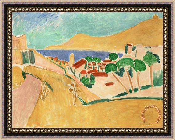Henri Matisse Collioure En Aout Framed Print