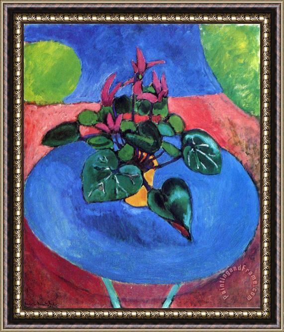Henri Matisse Cyclamen Pourpre 1912 Framed Painting