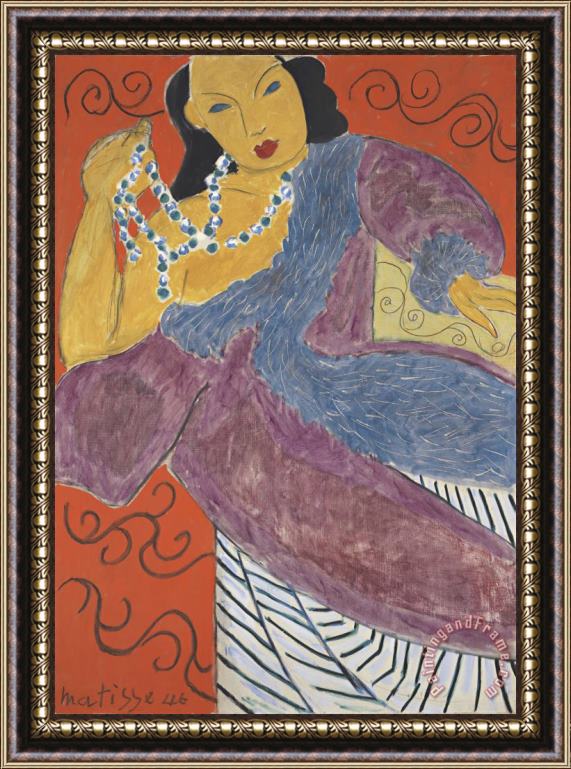 Henri Matisse L'asie (asia) Framed Painting