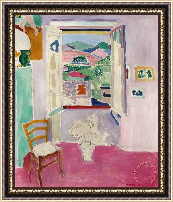 Henri Matisse La Fenetre Ouverte Framed Painting