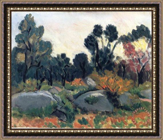 Henri Matisse Landscape 3 Framed Painting