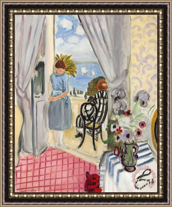 Henri Matisse Les Regates De Nice Framed Print