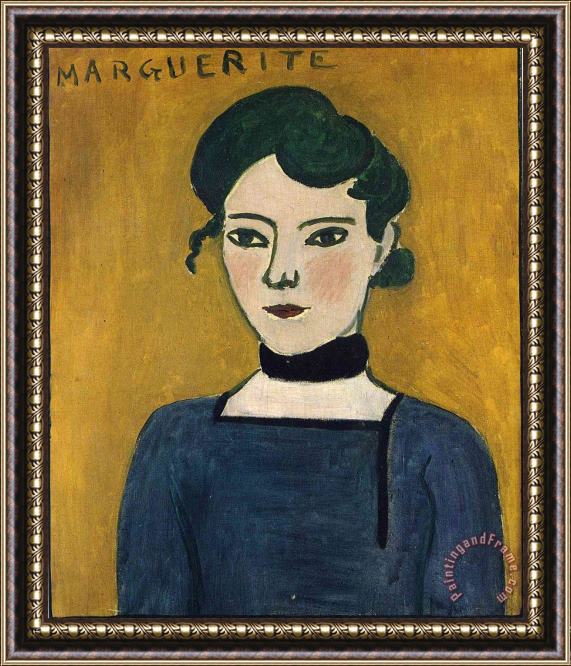 Henri Matisse Marguerite 1907 Framed Print