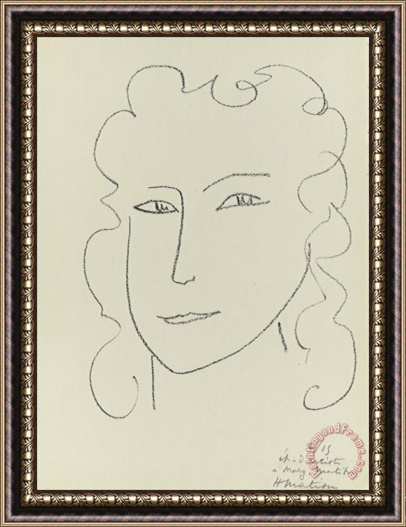 Henri Matisse Marguerite I Framed Print