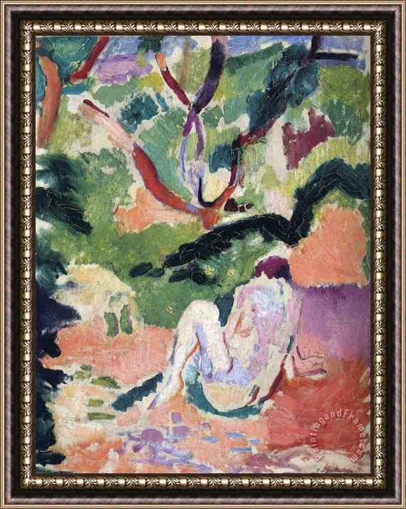 Henri Matisse Nude in a Wood 1906 Framed Painting