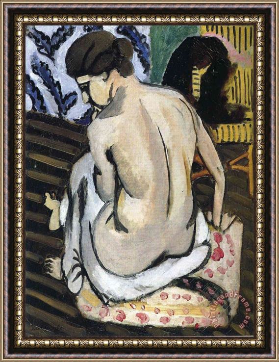 Henri Matisse Nude S Back 1918 Framed Print
