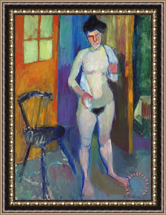 Henri Matisse Nude with a White Towel 1903 Framed Print