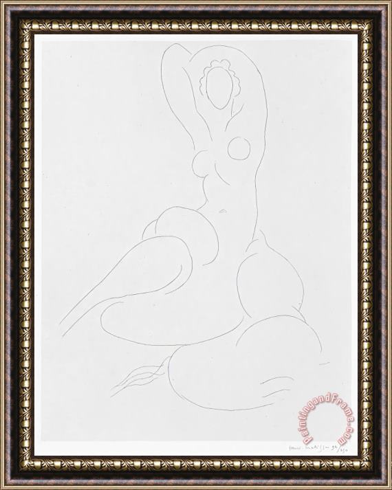 Henri Matisse Odalisque (nu Pour Cleveland), 1932 Framed Painting