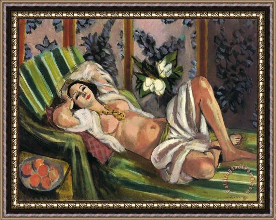 Henri Matisse Odalisque 1926 Framed Painting