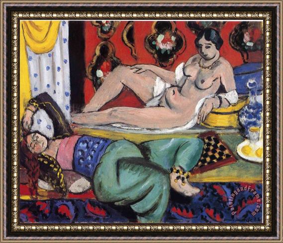 Henri Matisse Odalisques 1928 1 Framed Painting