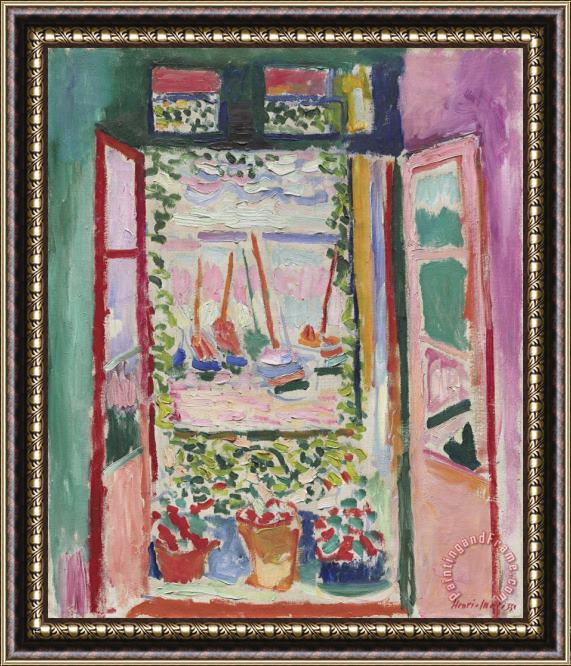 Henri Matisse Open Window, Collioure Framed Print
