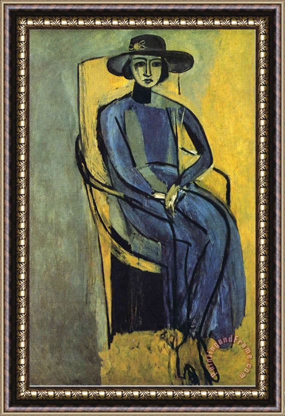 Henri Matisse Portrait of Greta Prozor 1916 Framed Print