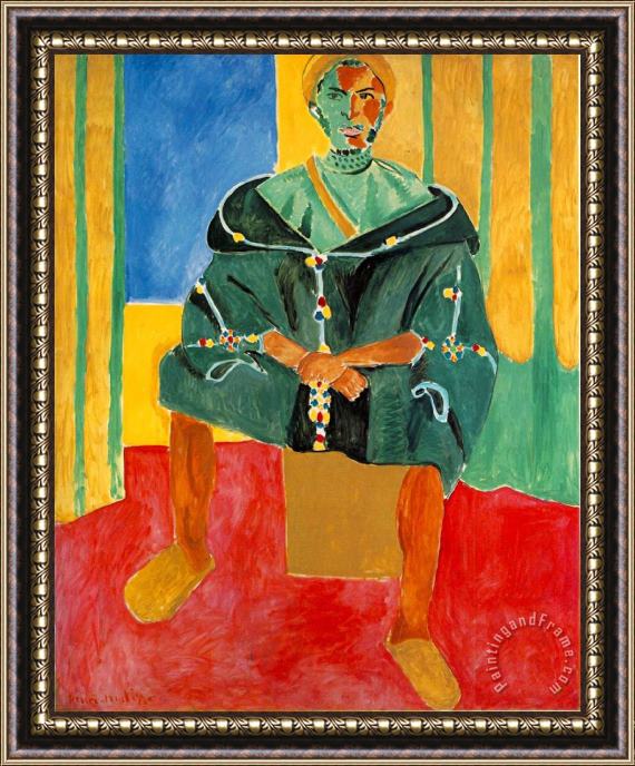 Henri Matisse Seated Riffian 1913 Framed Painting