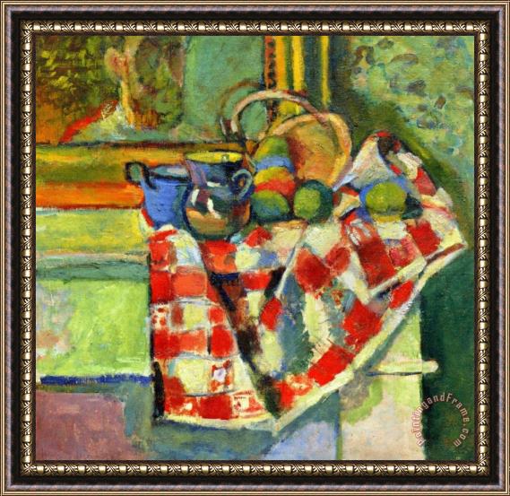 Henri Matisse Still Life with a Checked Tablecloth Framed Print