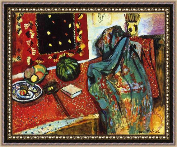 Henri Matisse Still Life with a Red Rug 1906 Framed Print