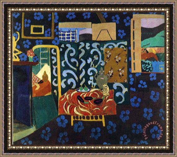 Henri Matisse Still Life with Aubergines 1911 Framed Painting