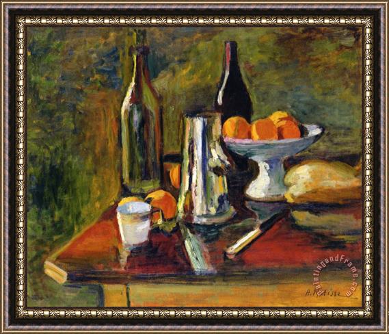 Henri Matisse Still Life with Oranges 1898 Framed Painting