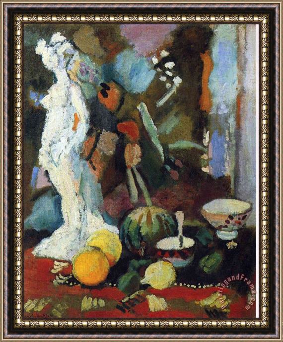Henri Matisse Still Life with Statuette Framed Painting