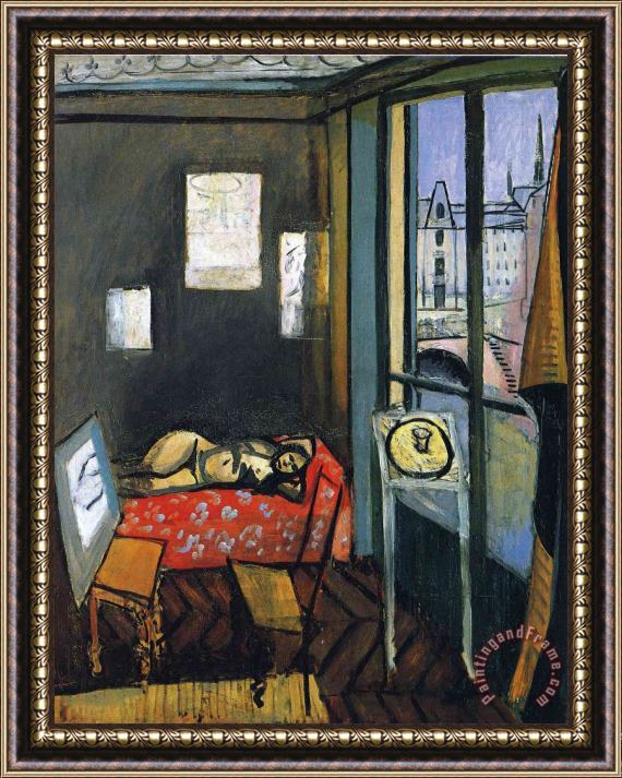 Henri Matisse Studio Quay of Saint Michel 1916 Framed Print