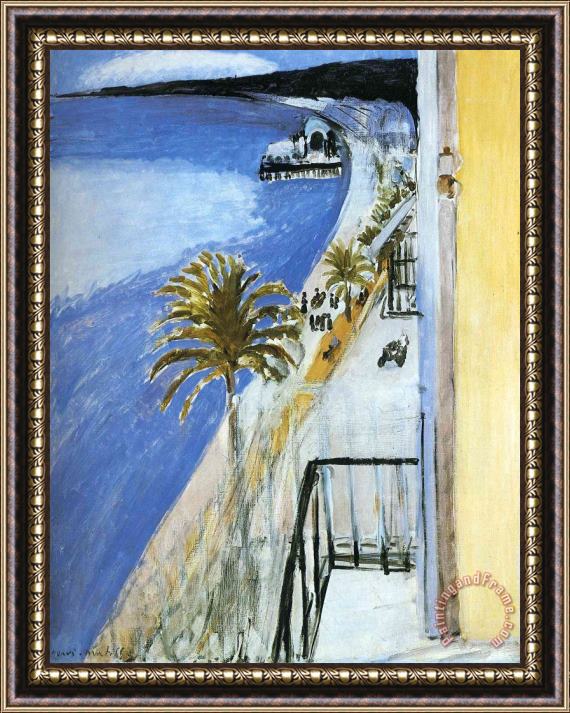 Henri Matisse The Bay of Nice 1918 Framed Print