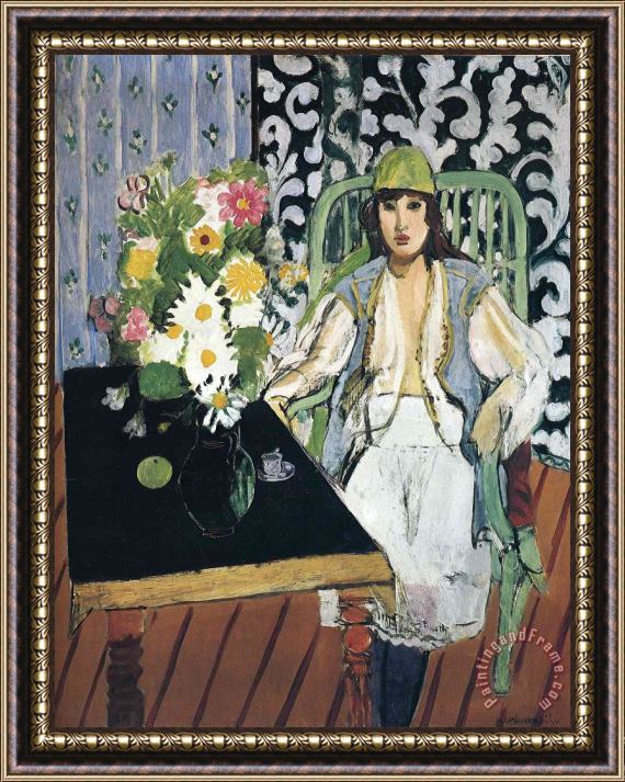 Henri Matisse The Black Table 1919 Framed Painting