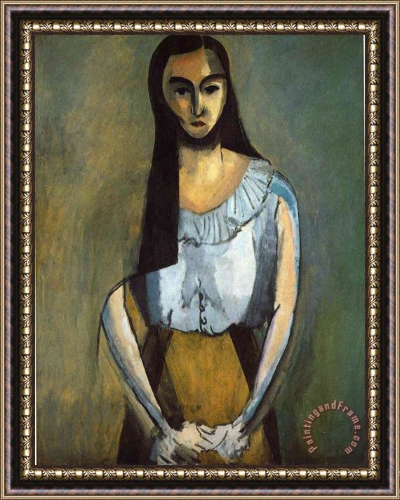 Henri Matisse The Italian Woman 1916 Framed Print