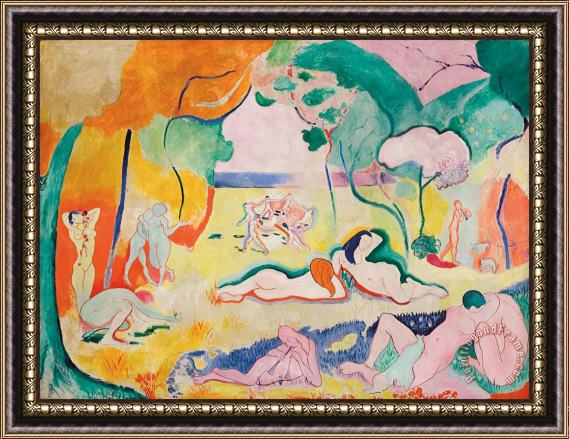 Henri Matisse The Joy of Life 1906 Framed Print