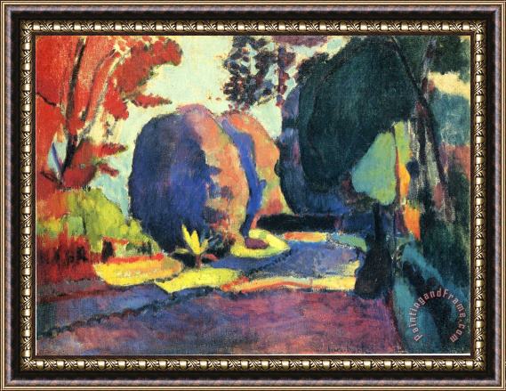 Henri Matisse The Luxembourg Gardens 1901 Framed Painting