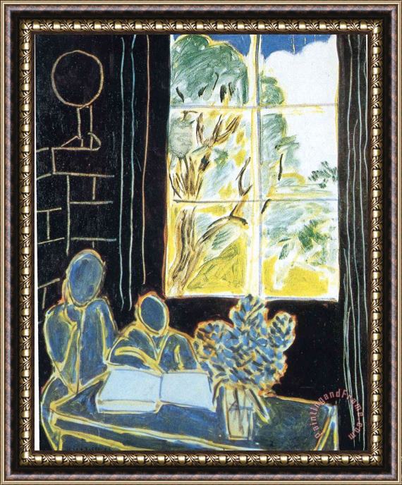 Henri Matisse The Silence That Lives in Houses 1947 Framed Print