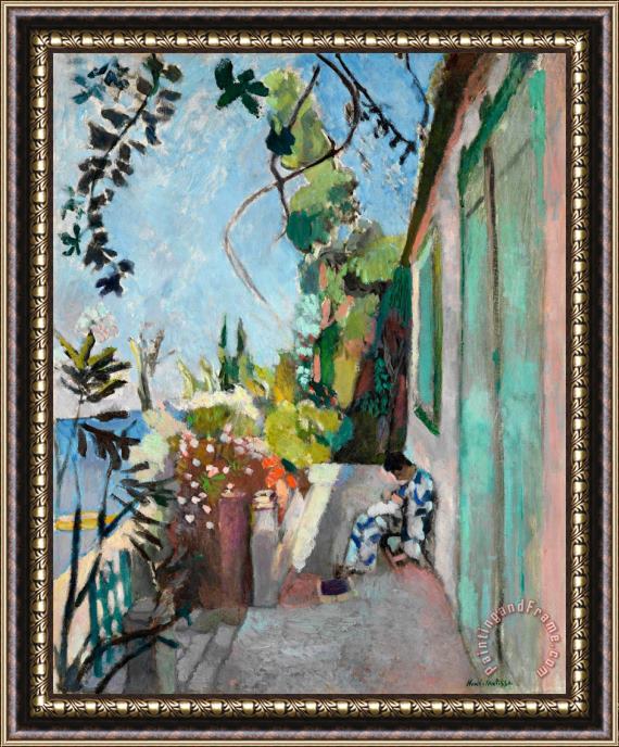 Henri Matisse The Terrace St Tropez 1904 Framed Print