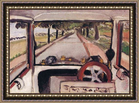Henri Matisse The Windshield 1917 Framed Painting