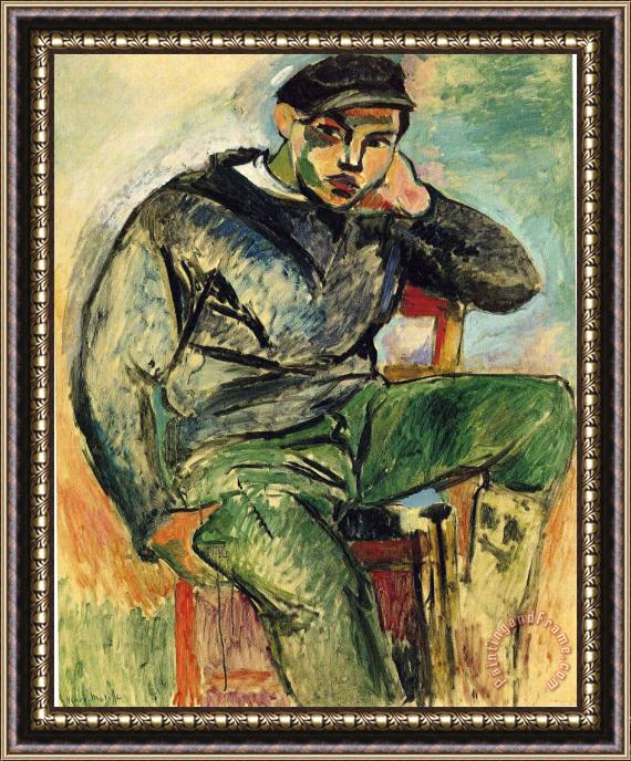 Henri Matisse The Young Sailor I 1906 Framed Painting