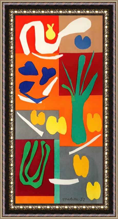 Henri Matisse Vegetables 1952 Framed Painting