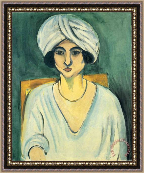 Henri Matisse Woman in Turban Lorette 1917 Framed Painting