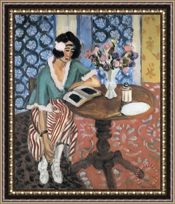 Henri Matisse Woman Reading 1 Framed Print