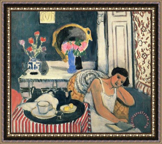 Henri Matisse Woman Reading Framed Print