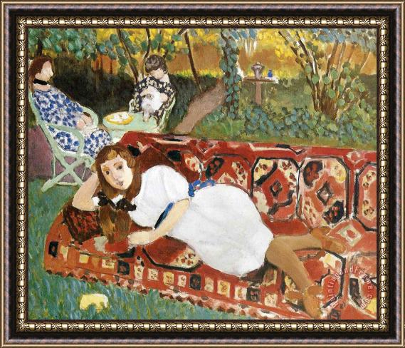 Henri Matisse Young Women in The Garden 1919 Framed Painting