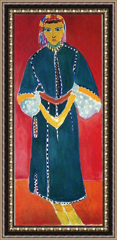 Henri Matisse Zorah Standing 1912 Framed Print