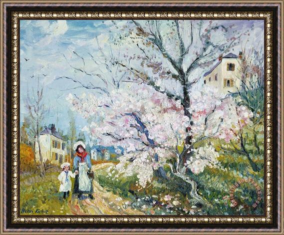 Henri Richet Spring Blossom Framed Print