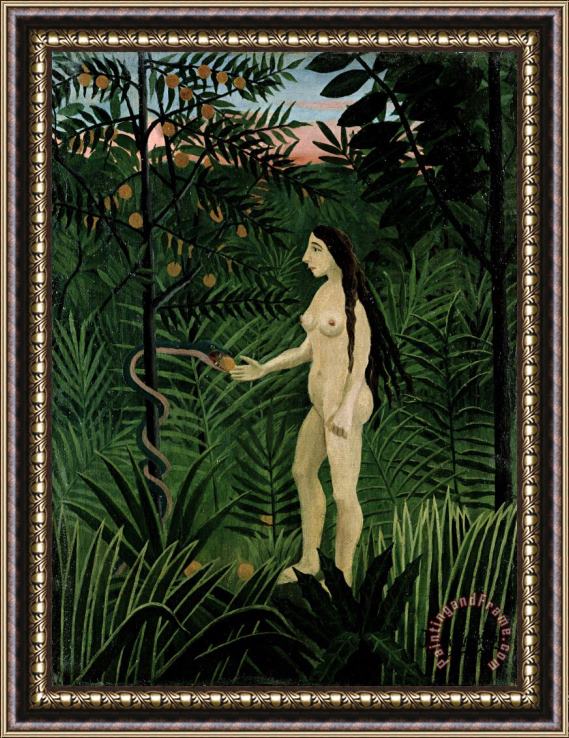 Henri Rousseau Eve Framed Painting