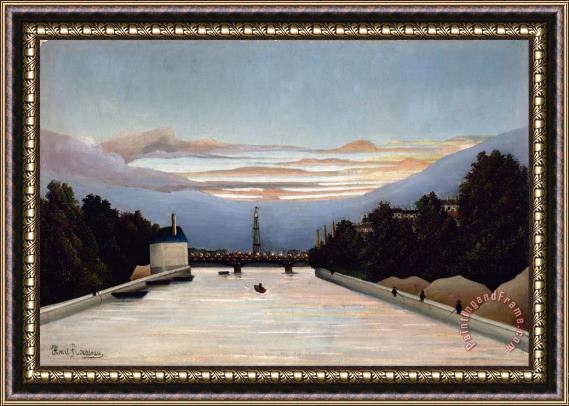 Henri Rousseau The Eiffel Tower Framed Painting