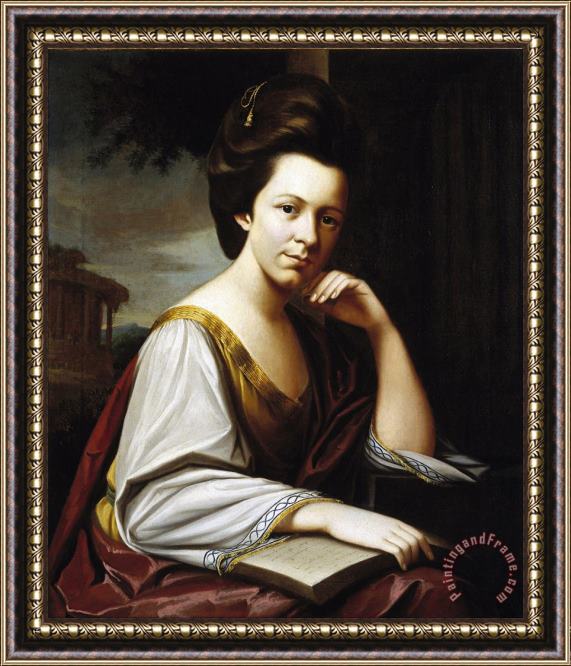 Henry Benbridge Mrs. Charles Cotesworth Pinckney (sarah Middleton) Framed Painting