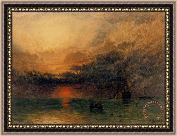 Henry Dawson Before the Storm Framed Painting